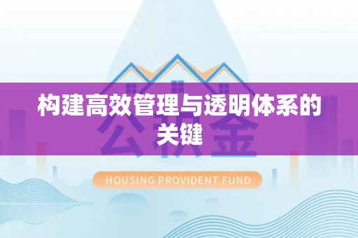 丰镇构建高效管理与透明体系的关键
