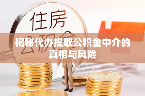 丰镇揭秘代办提取公积金中介的真相与风险