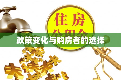 丰镇政策变化与购房者的选择
