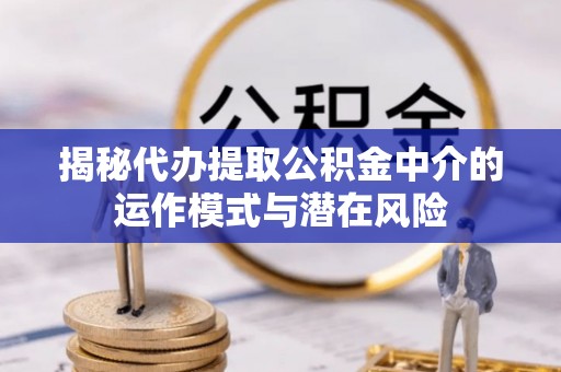 丰镇揭秘代办提取公积金中介的运作模式与潜在风险