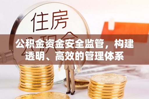 丰镇公积金资金安全监管，构建透明、高效的管理体系