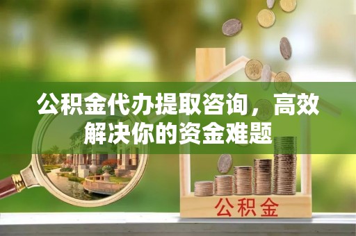 丰镇公积金代办提取咨询，高效解决你的资金难题