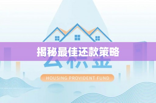 丰镇揭秘最佳还款策略