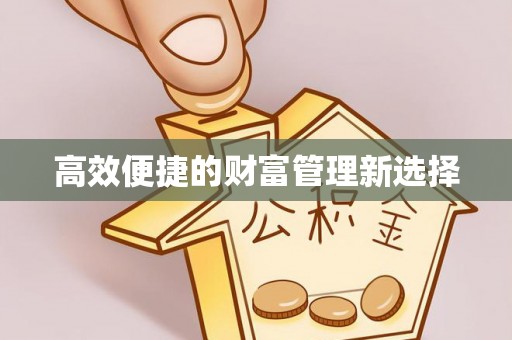 丰镇高效便捷的财富管理新选择