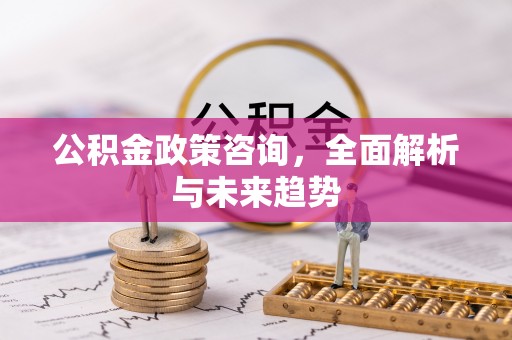 丰镇公积金政策咨询，全面解析与未来趋势